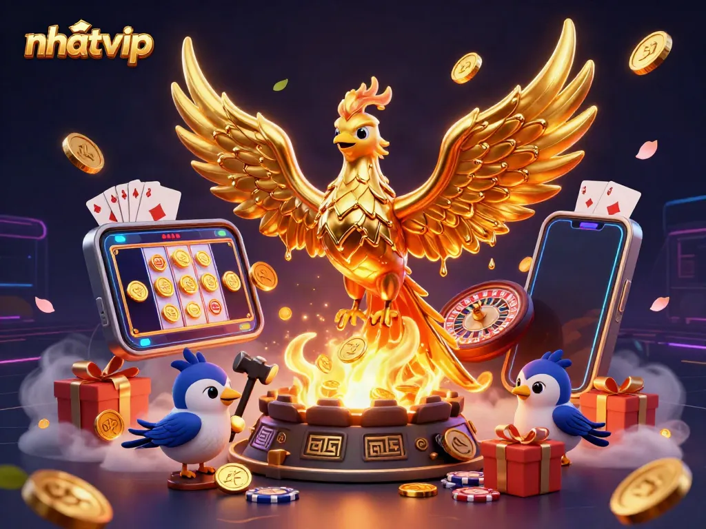 Spin the reels for jackpots in a thrilling nhatvip online gaming experience.
