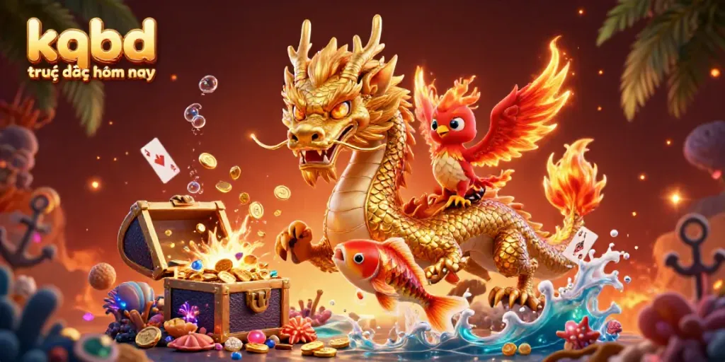 Engage with kqbd trực tiếp hôm nay through a vibrant 3D scene, featuring dynamic gambling elements and rich details.