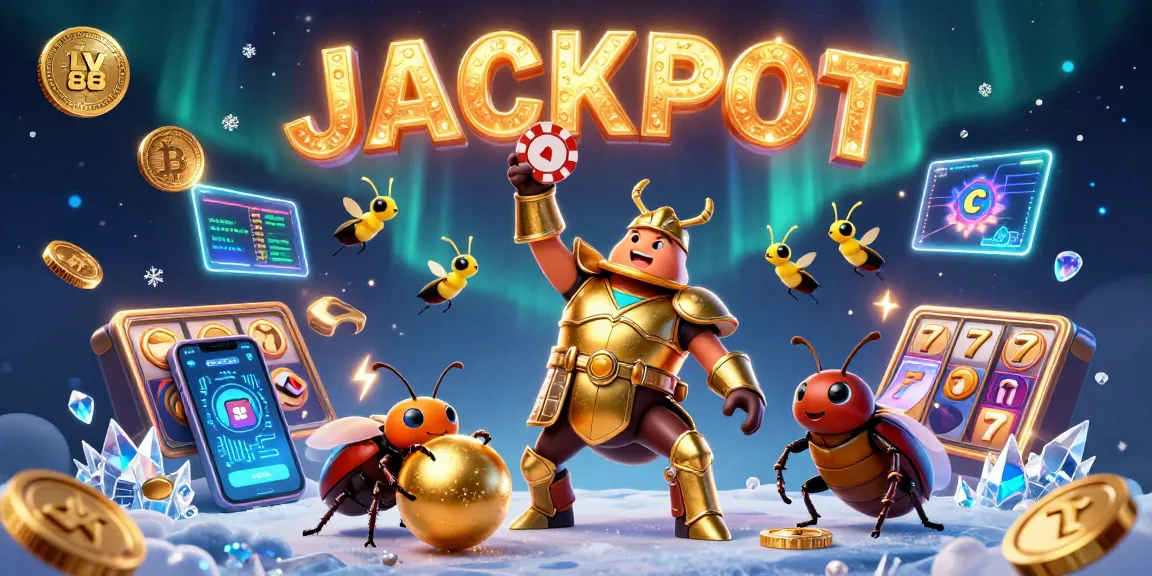 Celebrate winnings with LV 88's digital casino extravaganza featuring vibrant jackpot visuals.
